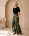 Esther – Wijde broek met hoge taille