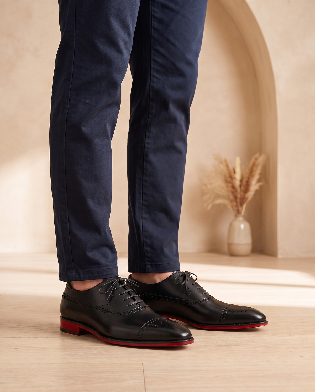 Maarten – Oxford brogue van leer