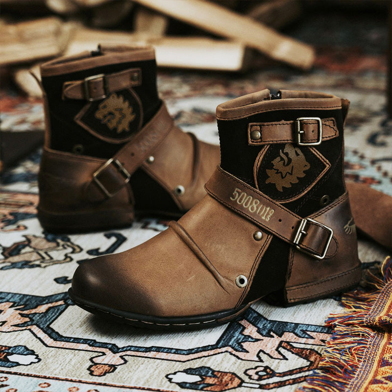Sander | Leren cowboylaarzen